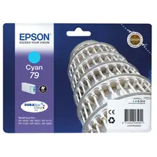 Tinteiro EPSON T79 Ciano para WorkForce Pro WF-46xx/51xx/56xx | BluePixel.pt
