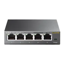 Switch TP-LINK TL-SG105E 5-Portas Gigabit Easy Smart Switch para Redes Fiáveis | bluepixel.pt