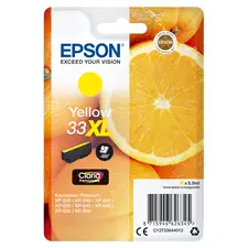 Tinteiro EPSON 33 Amarelo XL para Impressoras Expression Home - Alta Capacidade e Rendimento