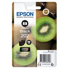 Tinteiro EPSON 202 Preto Foto para Impressoras Expression Premium XP-600x/610x | bluepixel.pt