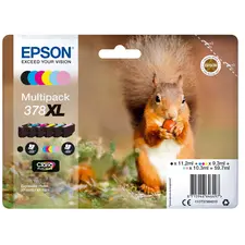 Tinteiro EPSON 378 Multipack 6 Cores XL para XP-8500, XP-8600 e XP-8605 | Marca 35