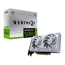 MSI GeForce RTX 5060 8G VENTUS 2X OC WHITE - Placa gráfica de alta performance para gaming e edição | bluepixel.pt