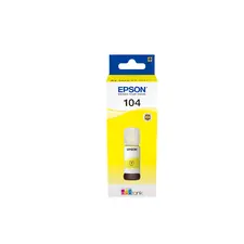 Tampa de Tinta Amarela EcoTank Epson 1LB 104 - Compatível com Impressoras EcoTank | bluepixel.pt