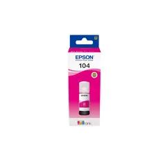 Tampa de Tinta Magenta Epson 1LB 104 EcoTank | Compatível com Impressoras Epson EcoTank