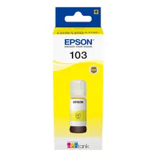 Garrafa de Tinta Amarela Epson 1LB 103 EcoTank - Compatível com Impressoras EcoTank | BluePixel.pt