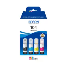 Pack de 4 Cartuchos de Tinta EPSON 1LB 104 EcoTank - Impressão de Qualidade e Economia