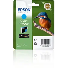 Tinteiro EPSON T1592 Ciano para Stylus Photo R2000 | Alta Qualidade | BluePixel.pt