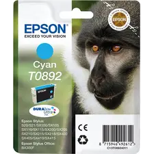 Tinteiro EPSON T0892 Ciano para Stylus S2x, SX1xx/2xx/4xx e Stylus Office BX300 | BluePixel.pt
