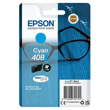Tinta Epson 6LB 408L Spectacles DURABrite Ultra Cyan | Impressão de Alta Qualidade