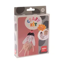 Kit Craft Porta-Chaves Coelho Apli Kidsem | Decoração e Organização Divertida