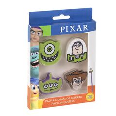 Conjunto de Borrachas Pixar (4 pcs)