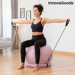 Bola de Yoga com Anel de Estabilidade e Bandas de Resistência Ashtanball InnovaGoods