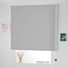 Persiana Transparente Naturals Cinzento, Medida: 100 x 250 cm