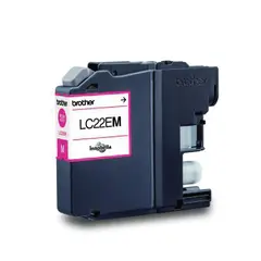 Tinteiro Brother LC22EM Magenta 1200 Pág.