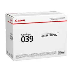 Toner Canon 039 Preto 0287C001 11000 Pág.