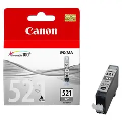Tinteiro Canon 521 Cinzento 2937B001 9ml 1370 Pág.
