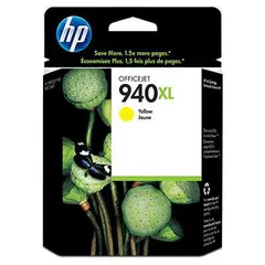Tinteiro HP 940XL Amarelo C4909A 19,5ml 1400 Pág.