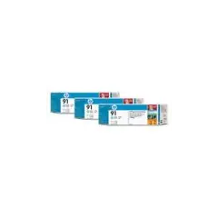 Pack Tinteiros HP 91 Azul Claro C9486A 775ml 3un