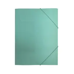 Pasta Plástica A4 com Elásticos Menta - Organização e Resistência | bluepixel.pt