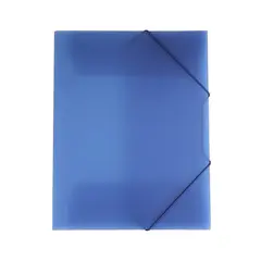 Pasta Plástica A3 com 3 Abas Azul | Organização de Documentos | bluepixel.pt