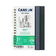 Caderno Canson Artbook 1557 A5 120g - Capa Dura para Desenho e Arte | bluepixel.pt