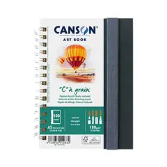 Caderno Canson Artbook C à Grain A5 180g 100 folhas | Loja BluePixel