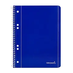 Caderno Espiral A5 Quadriculado 70g Azul - Marca 285 | Loja BluePixel