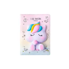 Bloco Notas Squishy I Like Unicorn 194x165mm - Diversão e Criatividade na Loja BluePixel