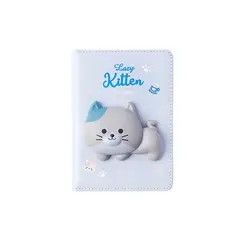 Bloco de Notas Squishy Lazy Kitten 157x112mm - 96 folhas | bluepixel.pt