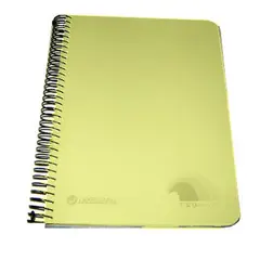Caderno Espiral A4 Quadriculado Tsunami Amarelo 462 | Material Escolar de Qualidade