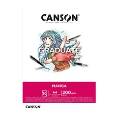 Bloco Canson Graduate Manga A4 200g - 30 Folhas | Loja BluePixel
