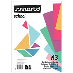 Bloco de Cartolina A3 Cores Sortidas 180g - 425 | 10 Folhas de Alta Qualidade