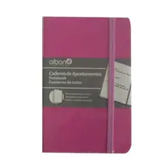 Bloco de Notas Liso 14,2x9,6cm Rosa - 96 Folhas | Marca 100 | Papelaria Online
