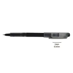 Marcador Roller Needle Point 0,3mm Preto 1un