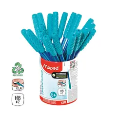 Lápis Grafite 2HB Maped Kidy Learn Concentration Copo 20un