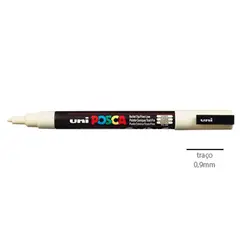 Marcador Uniball Posca PC-3M 0,9mm Marfim (46) 1un