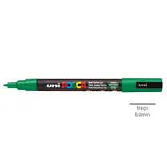 Marcador Uniball Posca PC-3M 0,9mm Verde (6) 1un