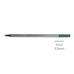 Marcador Fino 0,3mm Verde 1un