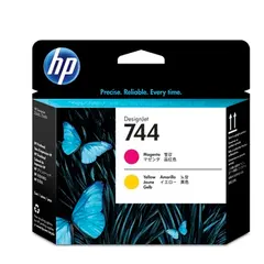 Cabeça Impressão HP 744 Magenta/Amarelo F9J87A