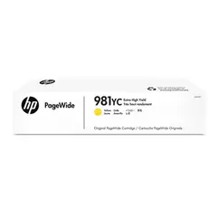 Tinteiro HP 981YC Amarelo L0R19YC