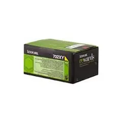 Toner LEXMARK Retorno 702XY Amarelo 70C2XY0 4000 Pág.