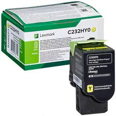 Toner LEXMARK Amarelo C232HY0 2300 Pág.