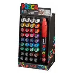 Marcadores Uniball Posca PC-7M 4,5mm Sortido Expositor 36un