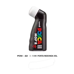 Marcador Uniball Posca MopR PCM-22 19mm Branco (1) 1un