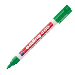 Marcador Permanente Médio Edding 400 1mm Verde 1un