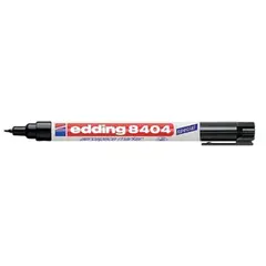 Marcador Permanente Fino Edding 8404 0,75mm Preto 1un