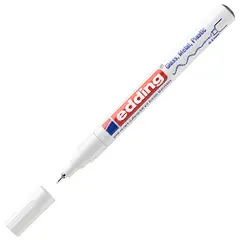 Marcador Permanente Fino Edding 780 0,8mm Branco 1un