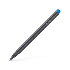 Marcador Fino Faber-Castell 0,4mm Azul Helio Avermelhado 1un