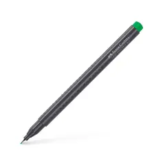 Marcador Fino Faber-Castell 0,4mm Verde Esmeralda 1un