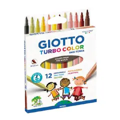Marcador Feltro 012un Giotto Turbo Color Skin Tones